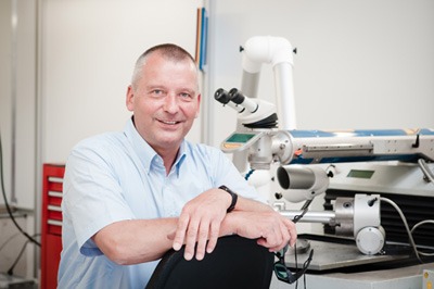 Karsten Knechtel von L & A Lasertechnik und Applikationen GmbH
