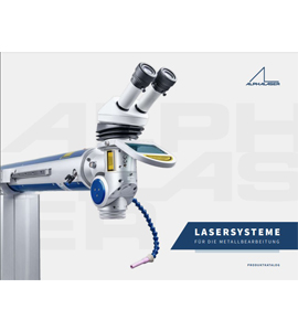 ALPHALASER-Katalog-Cover Katalog für ALPHALASER Lasersysteme.