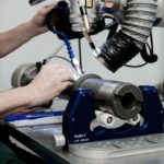 Bauteillagerung mit dem Rollenbock